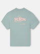 T-shirt Silbon Classic Society coupe spéciale vert gris