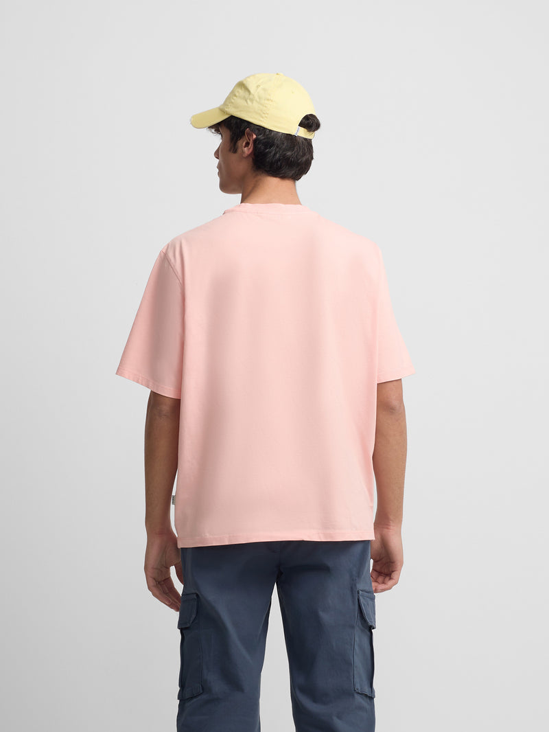 T-shirt special fit minilogo patch coral