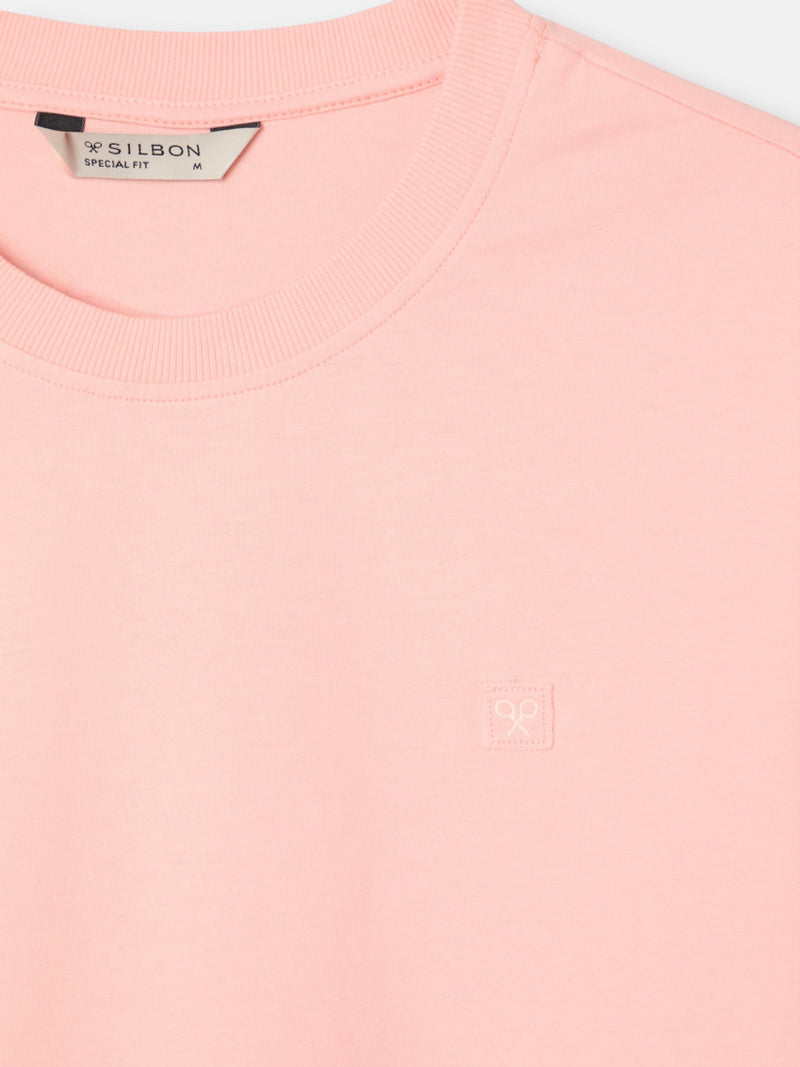 T-shirt special fit minilogo patch coral