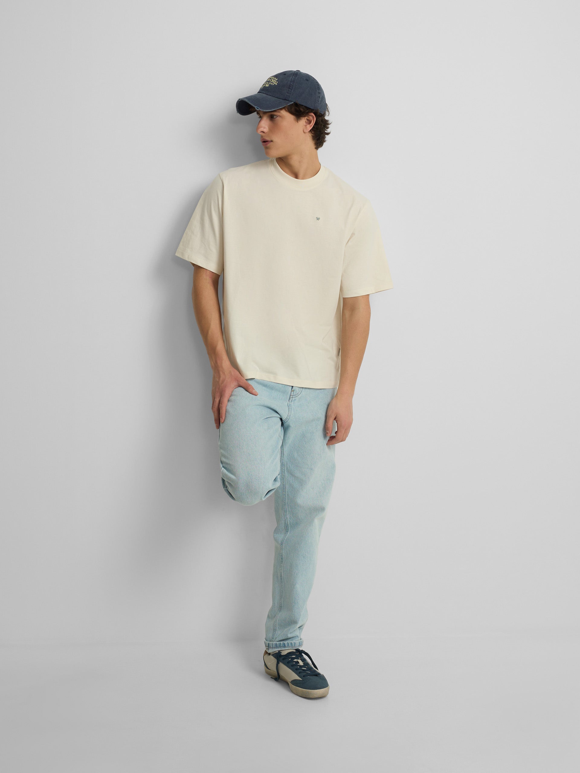 Special fit le champs cream t-shirt