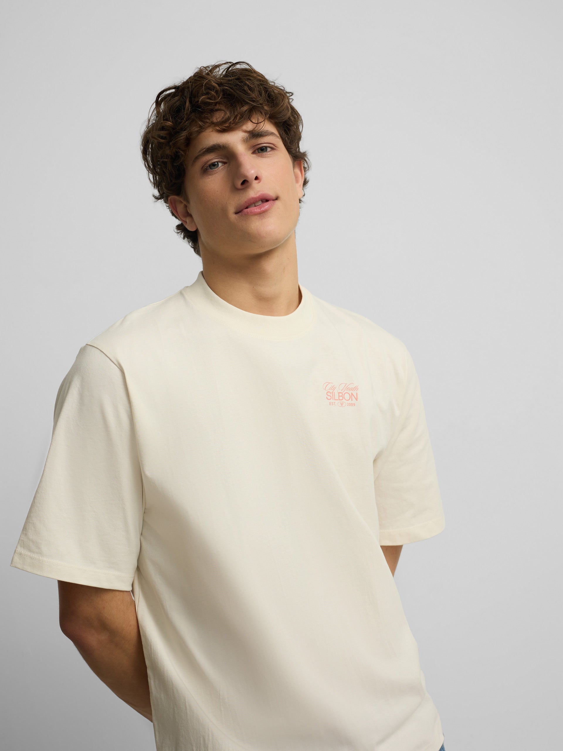 Special fit city youth cream t-shirt