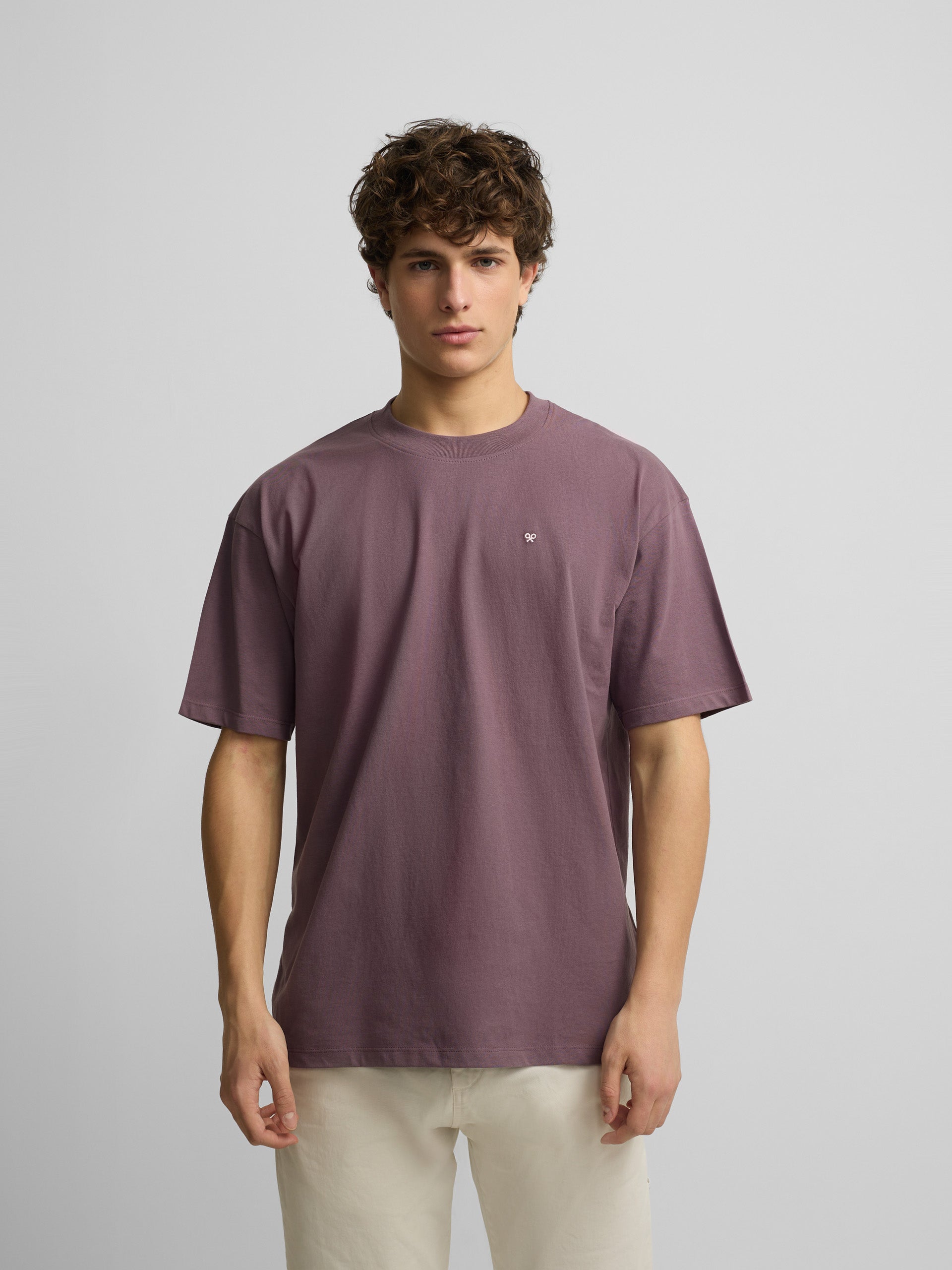 Silbon vacation purple relaxed fit t-shirt