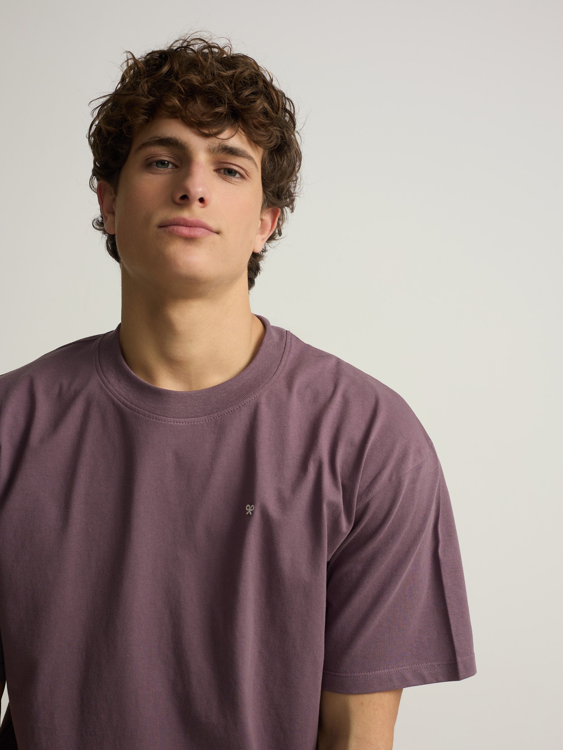 Silbon vacation purple relaxed fit t-shirt