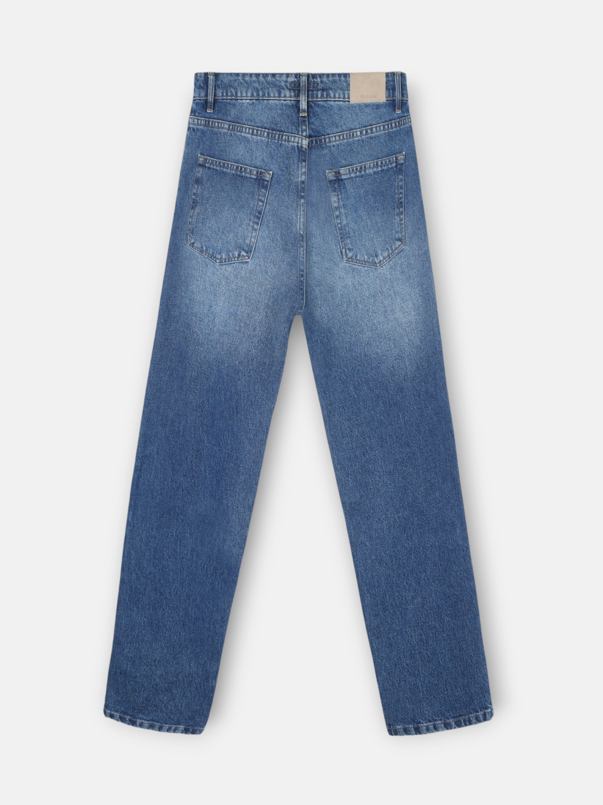 Calças de ganga desportivas tapered azul escuro