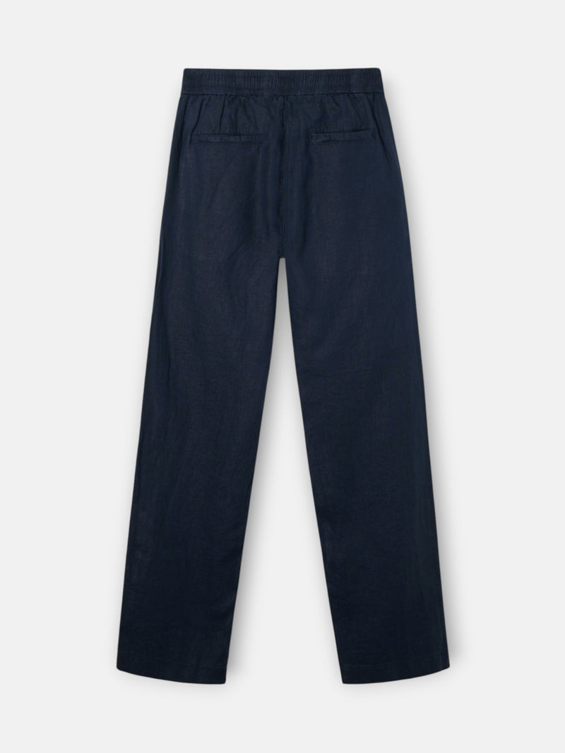 Pantalon sport jogger lino azul navy