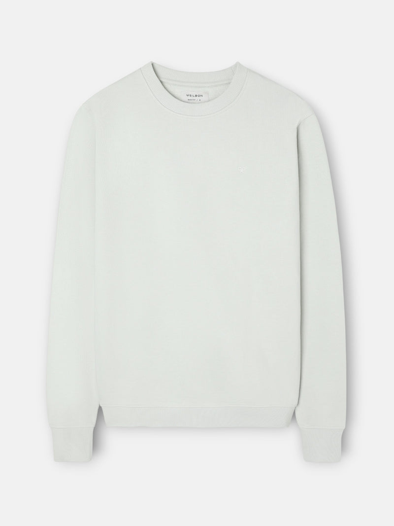 Sweat-shirt Silbon été vert clair