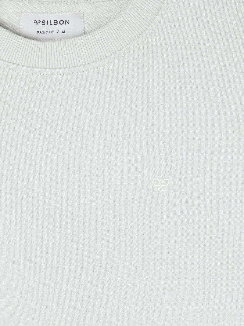 Sweat-shirt Silbon été vert clair
