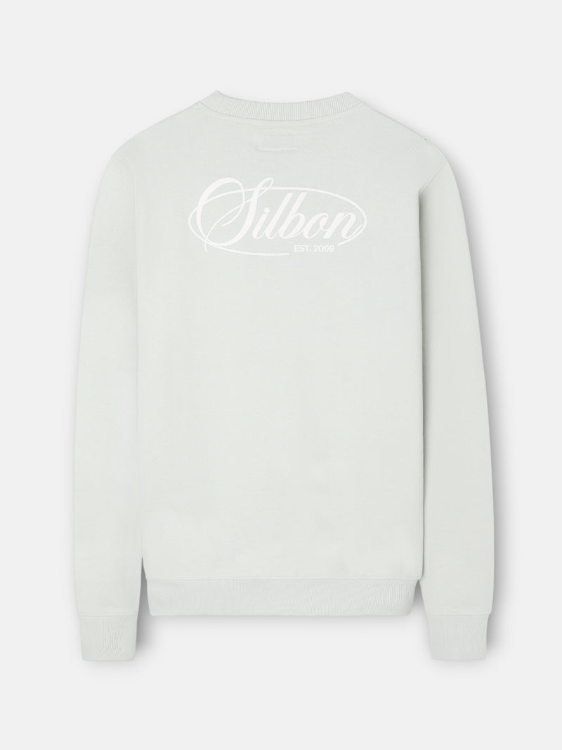 Sweat-shirt Silbon été vert clair