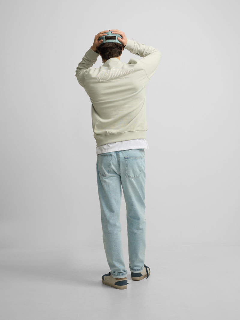 Sweat-shirt Silbon été vert clair