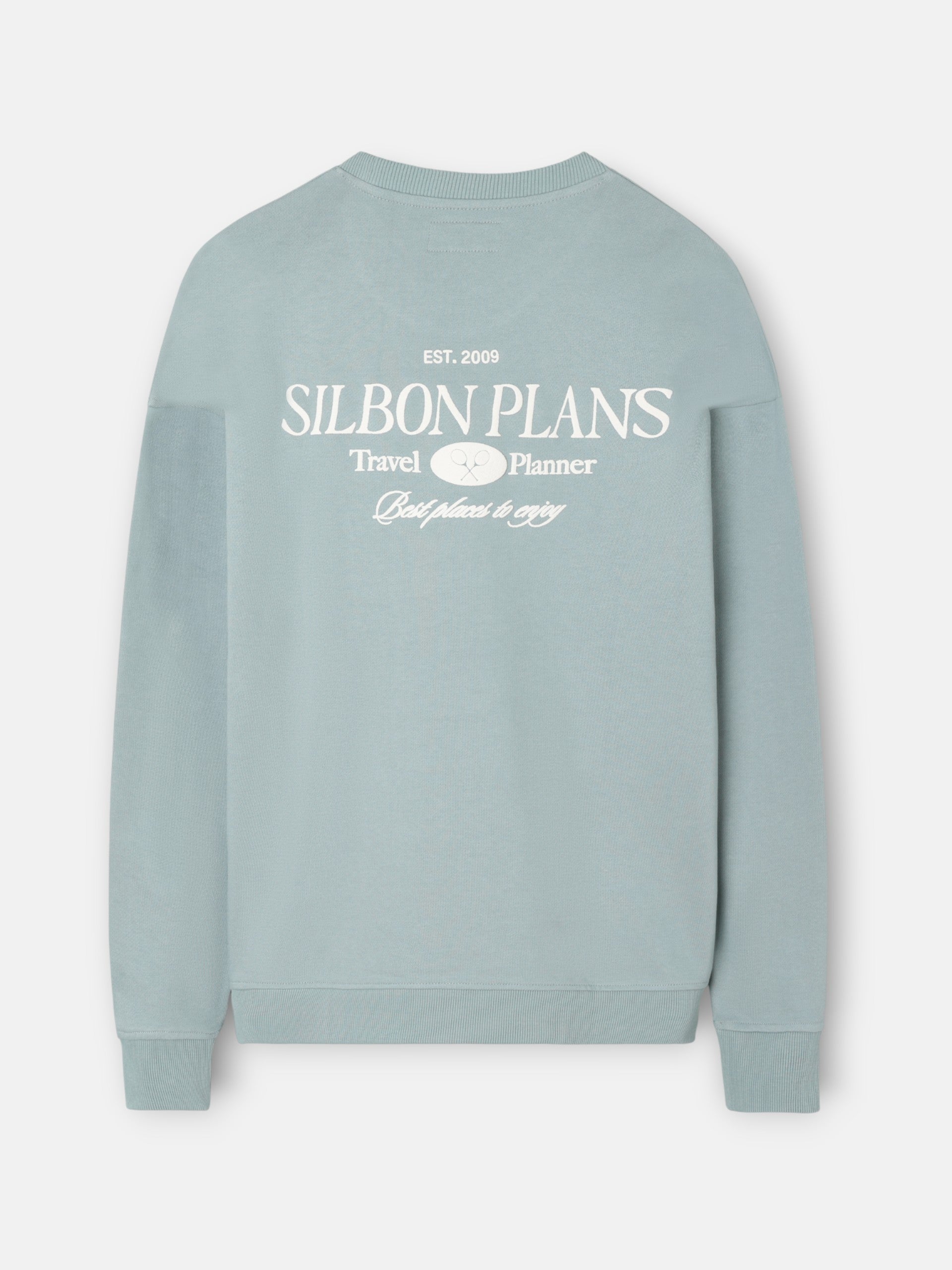 Sudadera relaxed fit plans verde gris