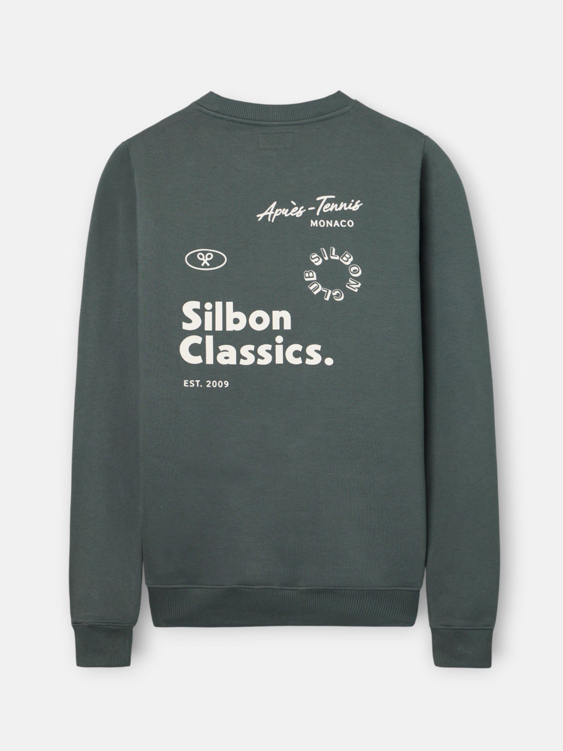 Silbon Classics dark green sweatshirt