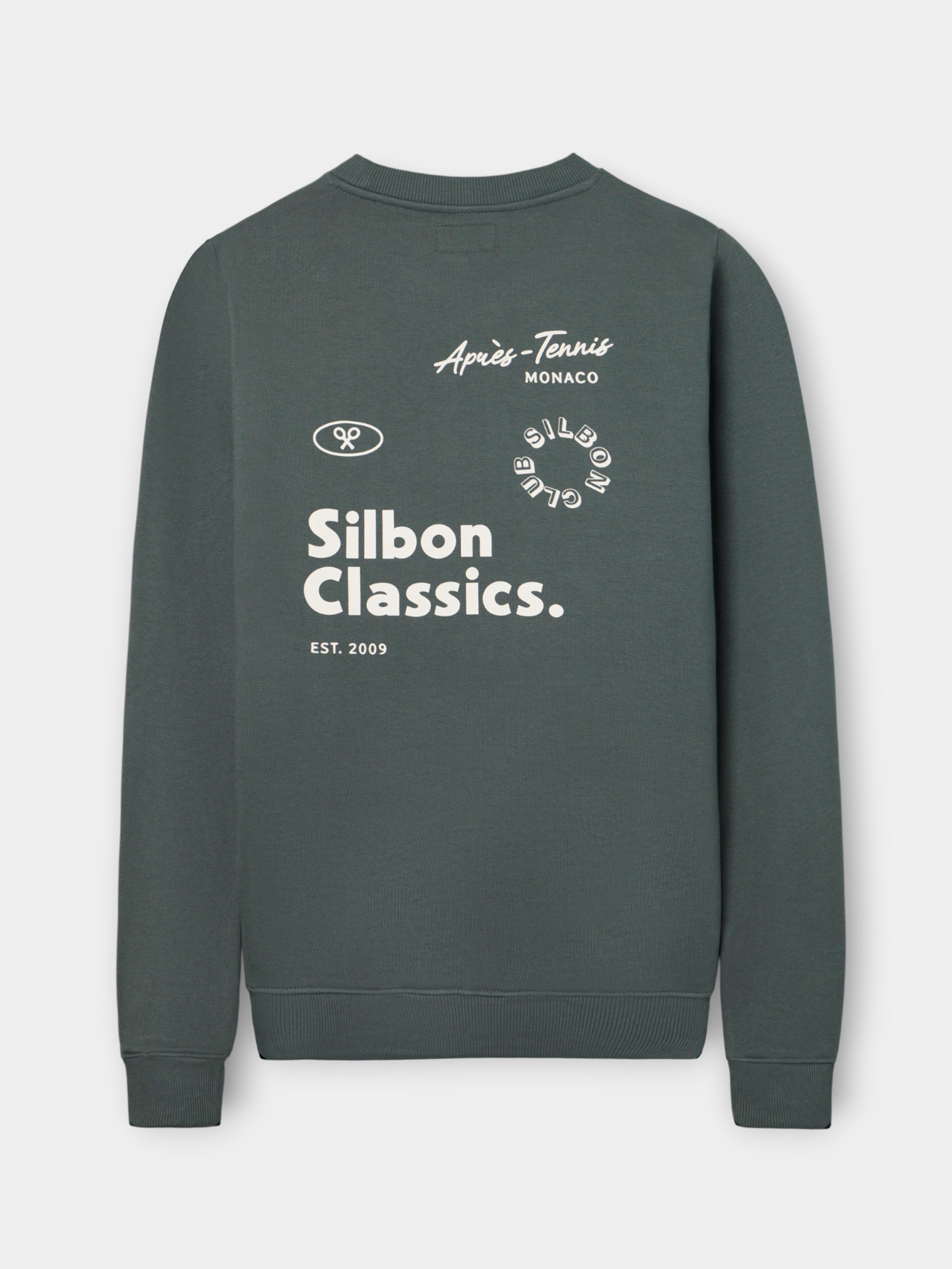 Silbon classics dark green sweatshirt