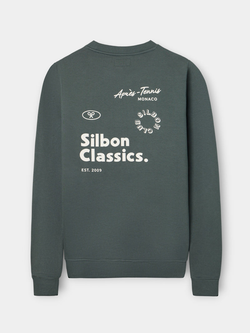 Sudadera Silbon classics verde oscuro