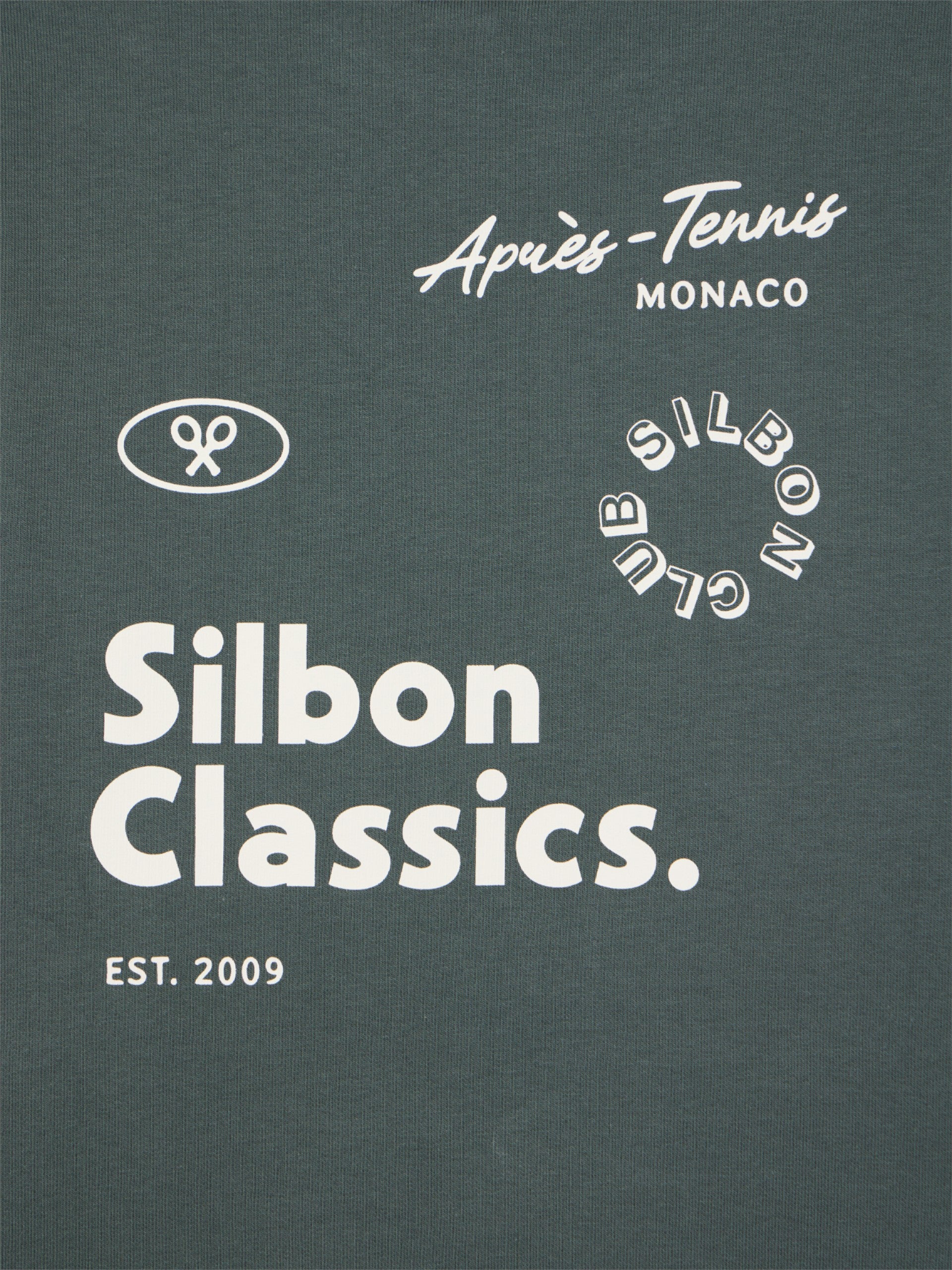 Silbon Classics dark green sweatshirt