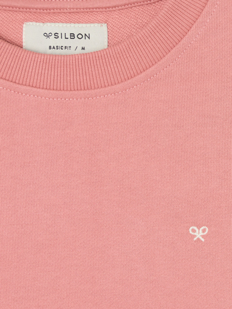 Silbon summer coral sweatshirt