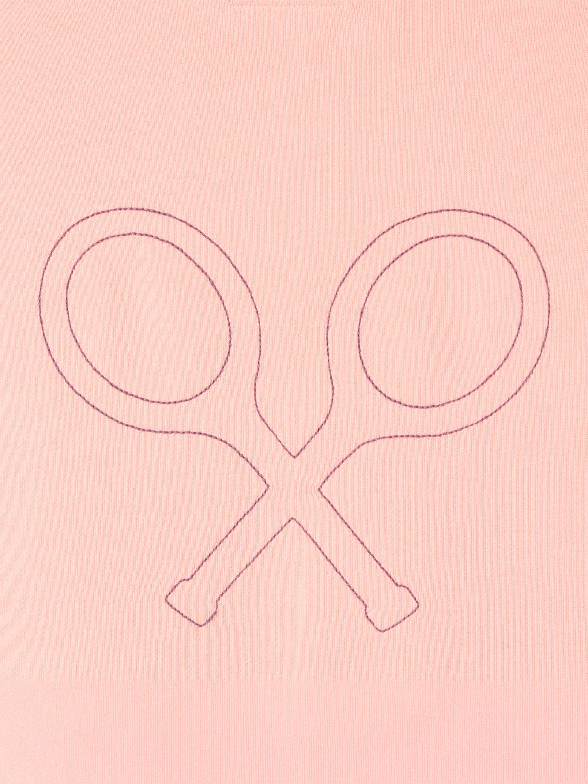 Sweatshirt relaxed fit hoodie no rules coral