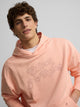Sudadera relaxed fit hoodie no rules coral