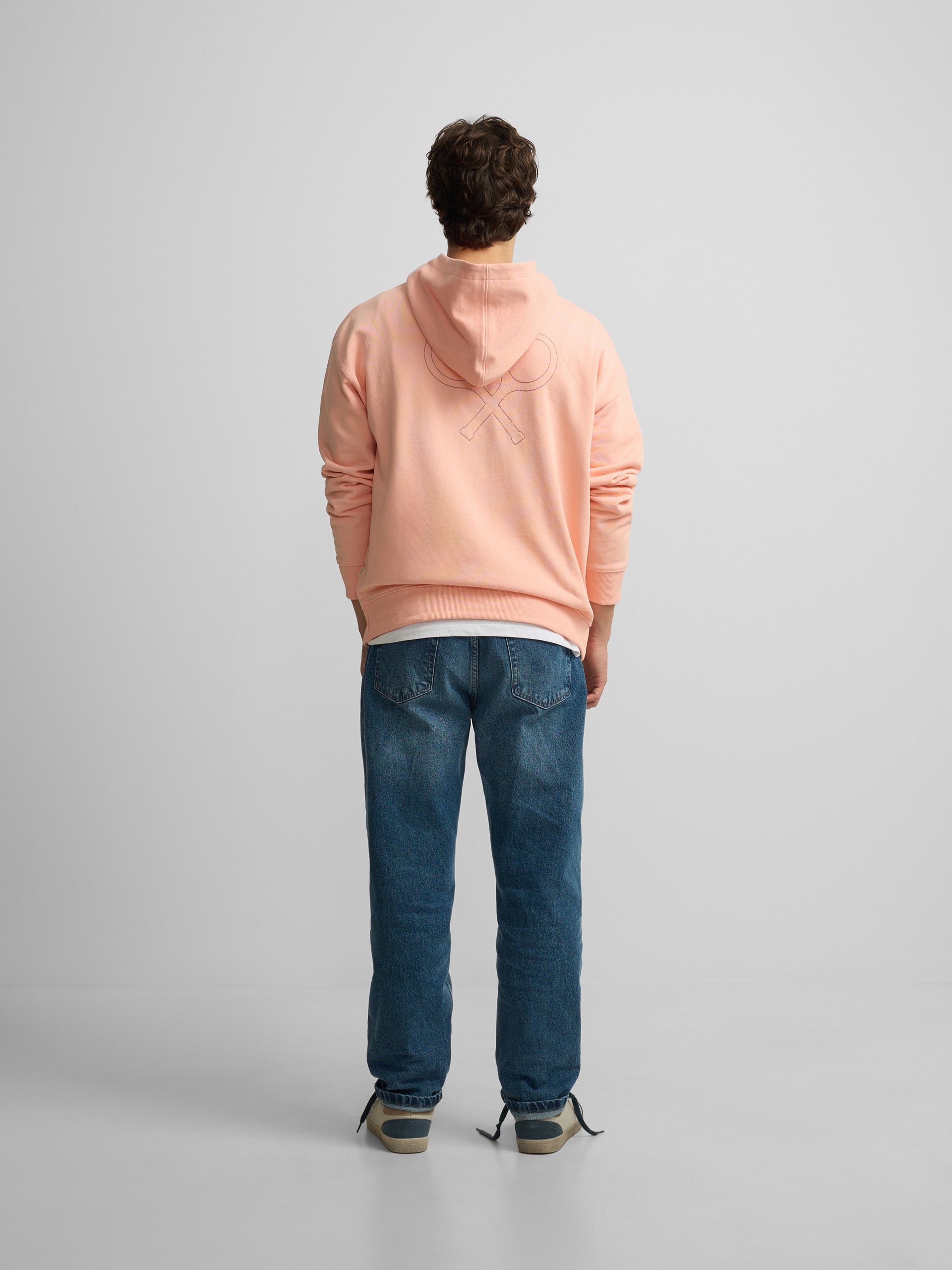 Sudadera relaxed fit hoodie no rules coral