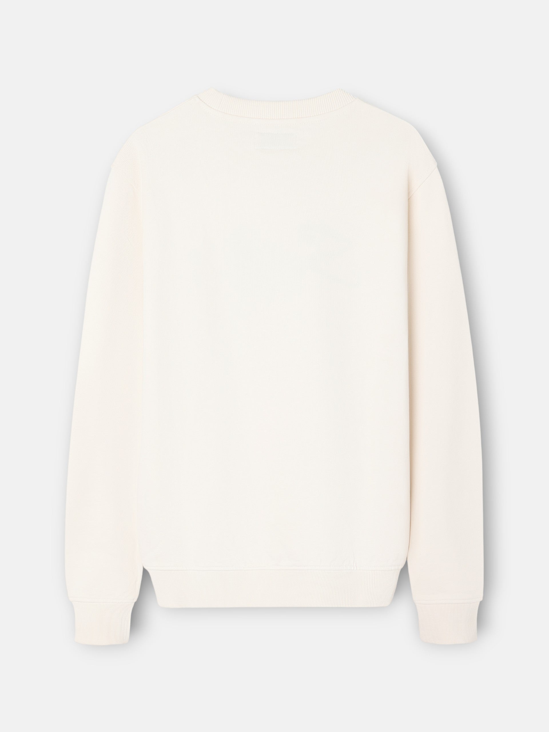 Sudadera Silbon bordado multicolor crema