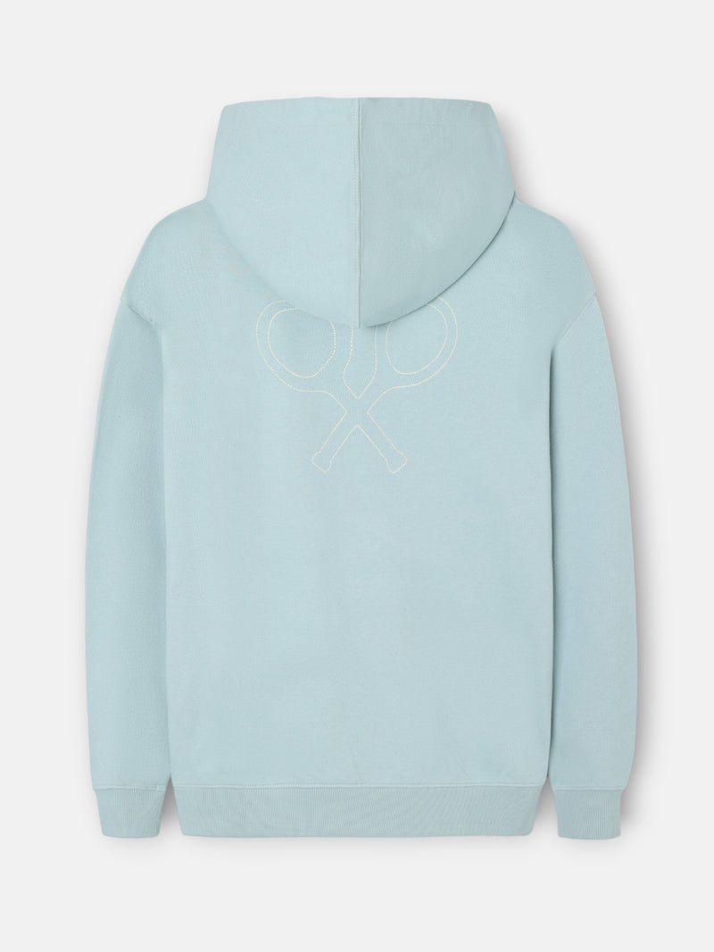 Sudadera relaxed fit hoodie no rules verde gris