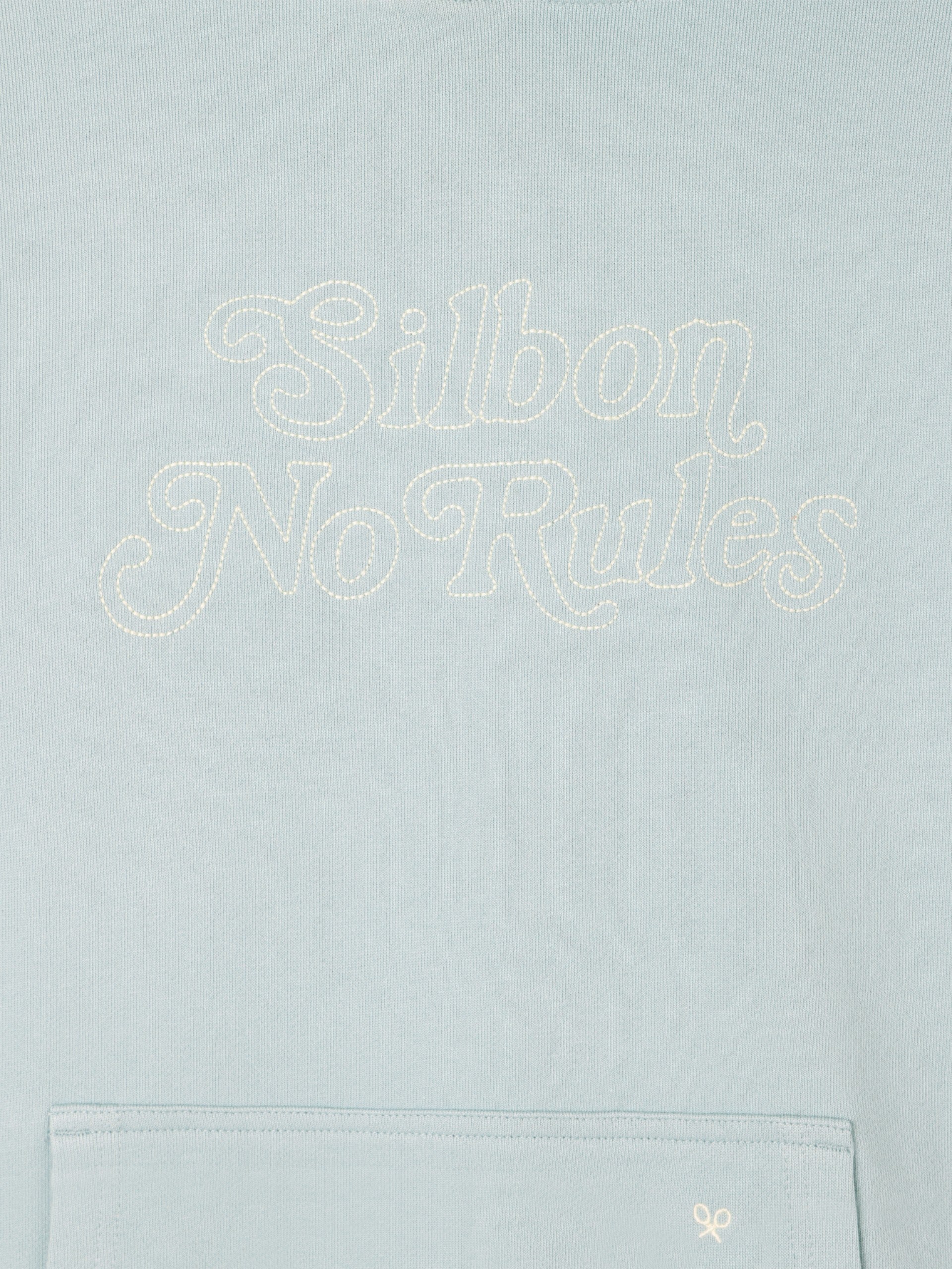 Sudadera relaxed fit hoodie no rules verde gris