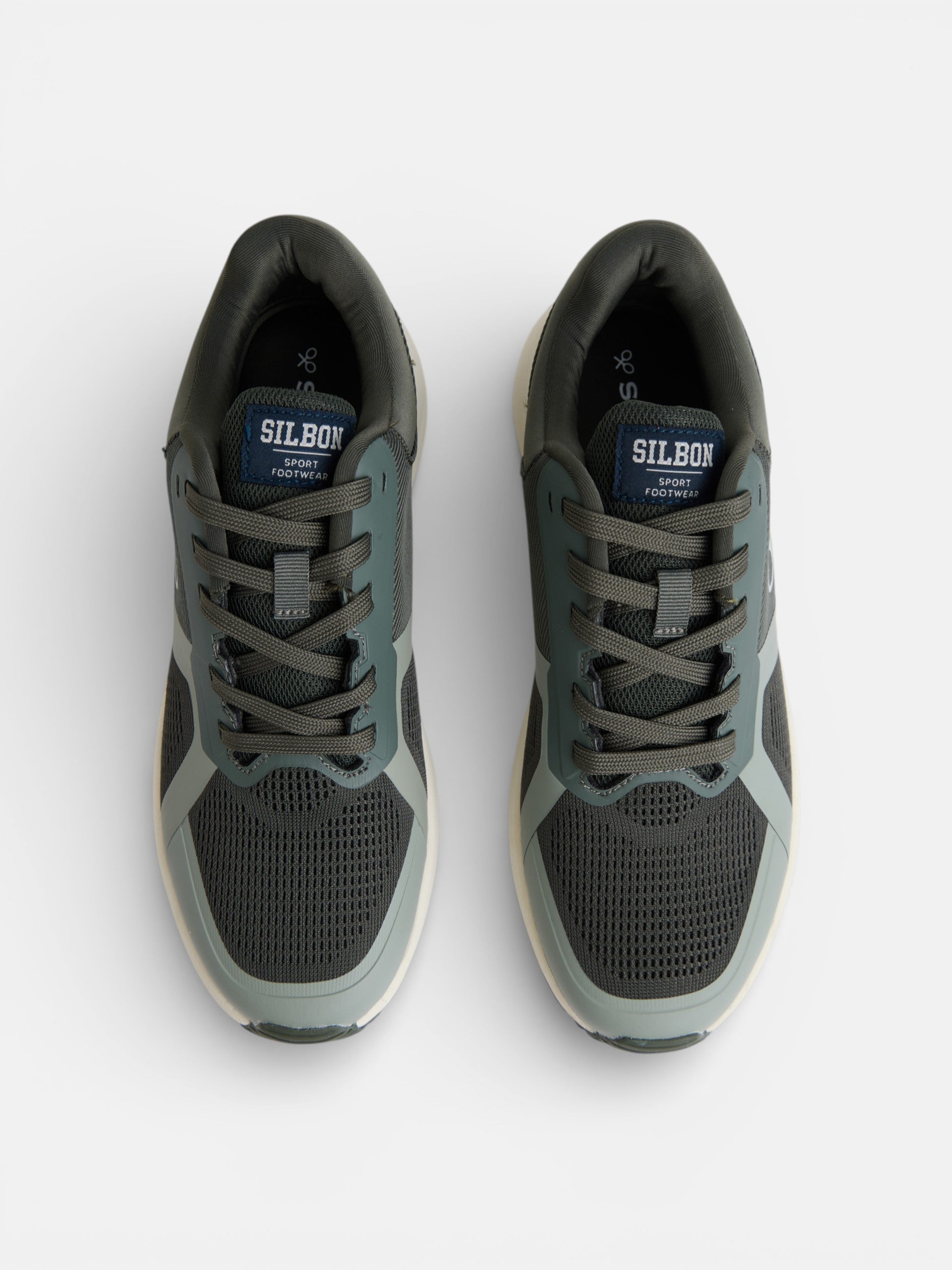 Zapatilla slice runner verde oscuro