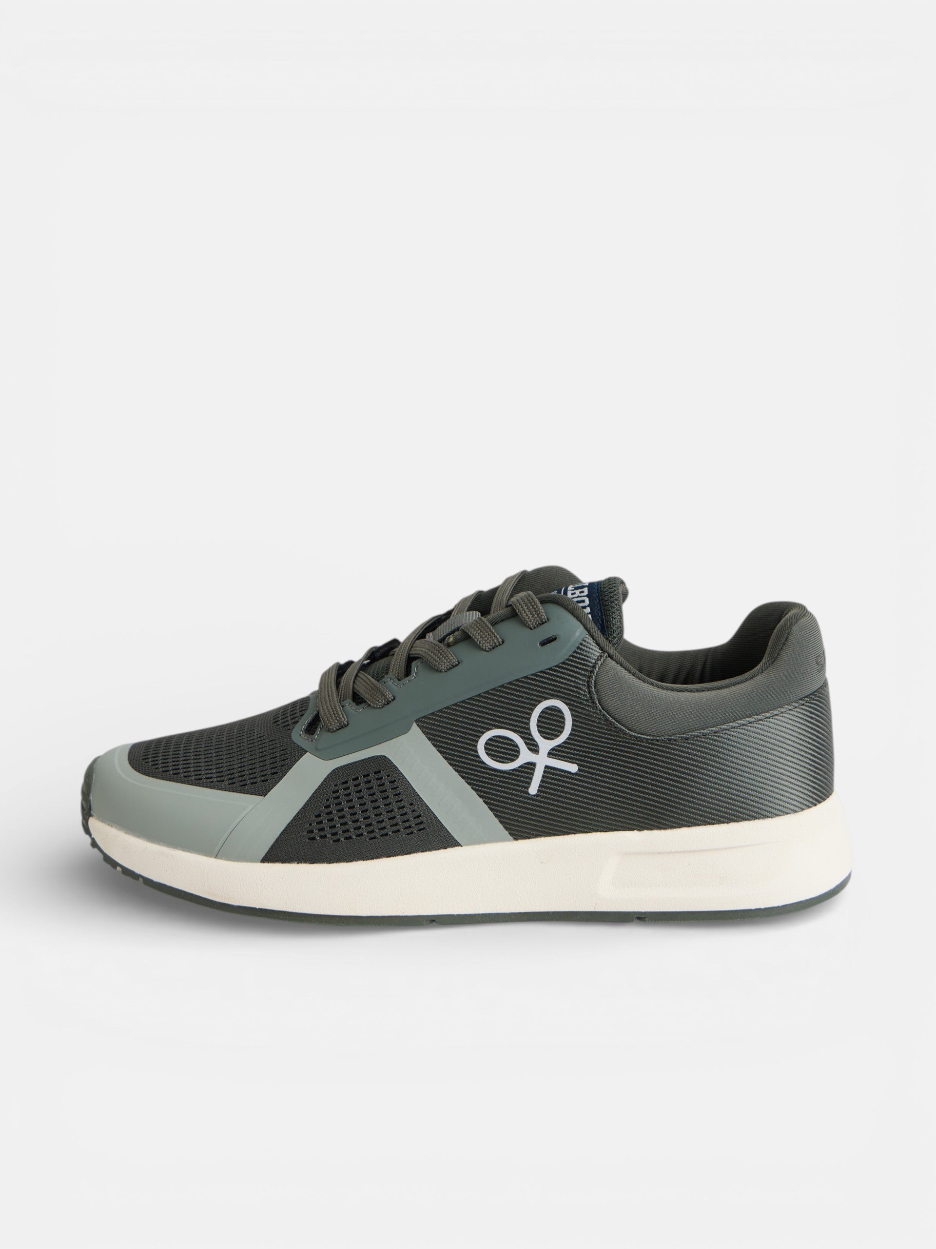 Zapatilla slice runner verde oscuro