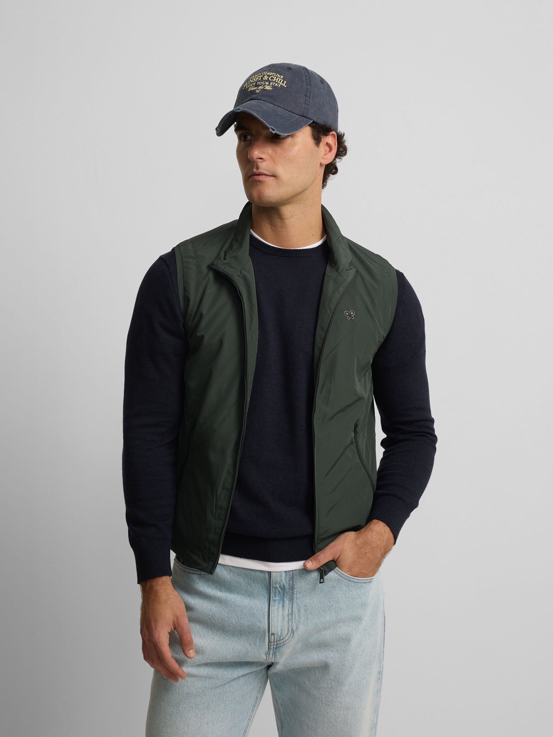 Colete técnico urbano verde