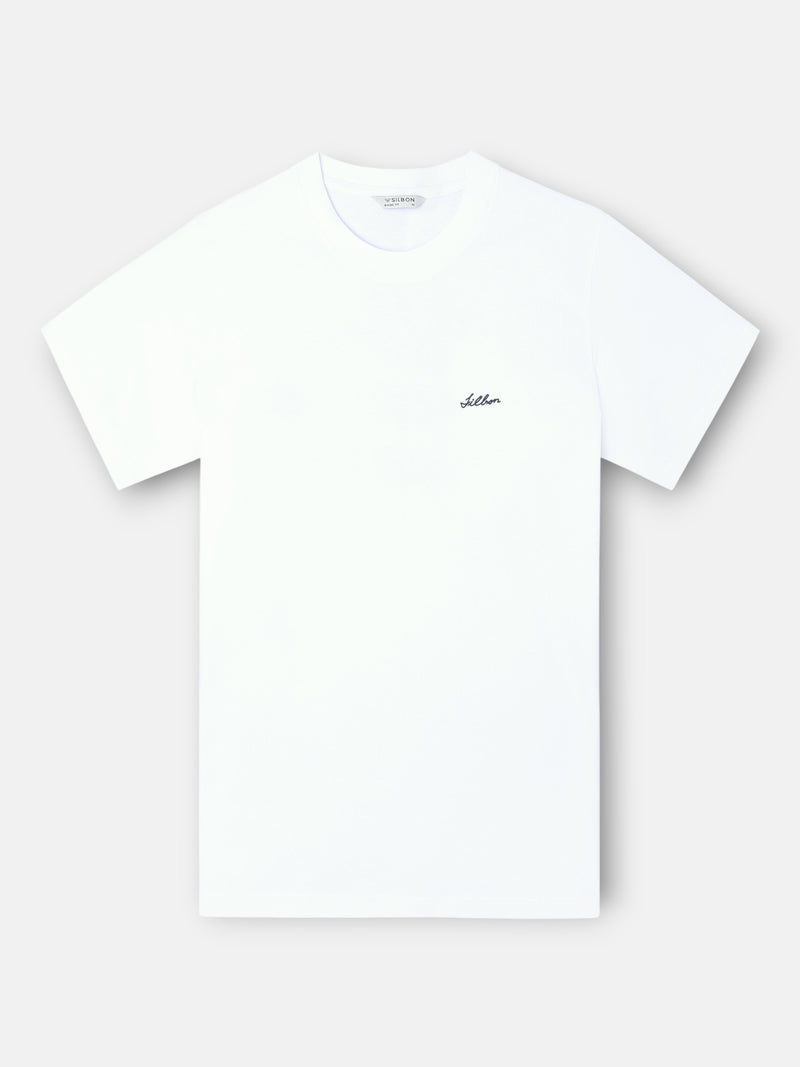 T-shirt hôtel bleu blanc