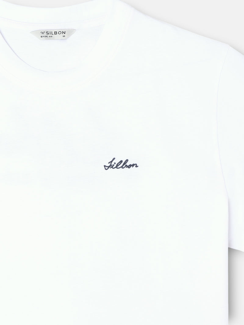 T-shirt hôtel bleu blanc