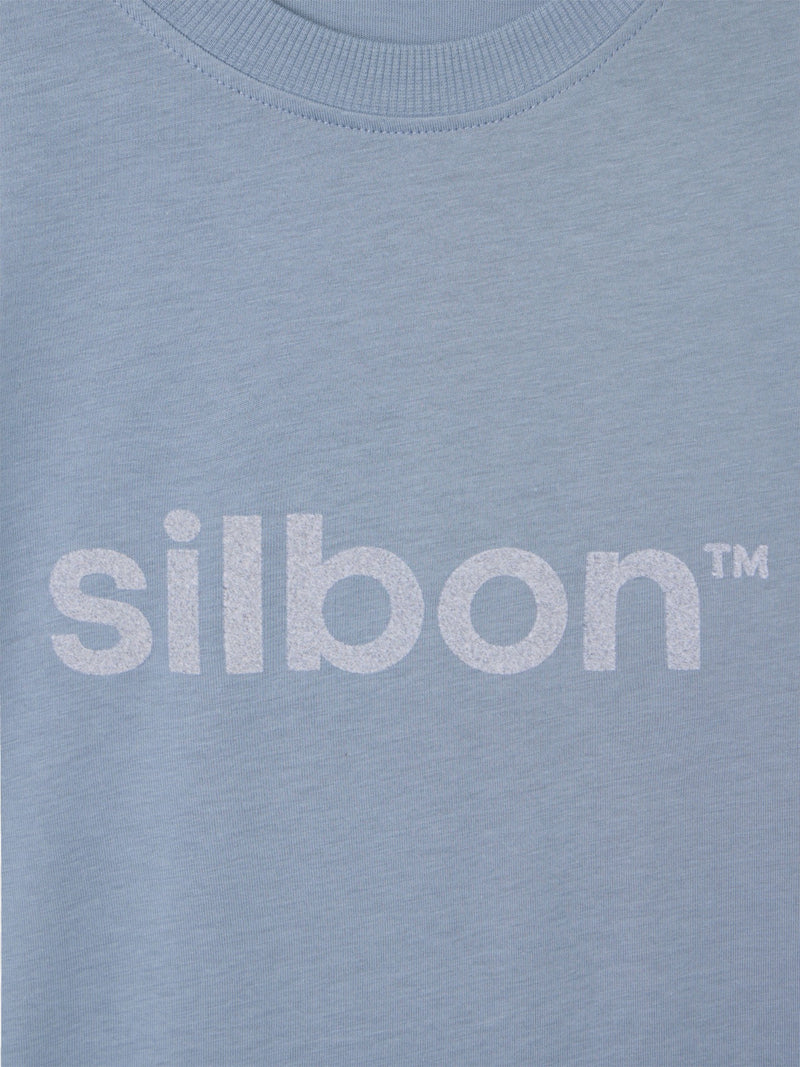 Camiseta Silbon flock azul índigo
