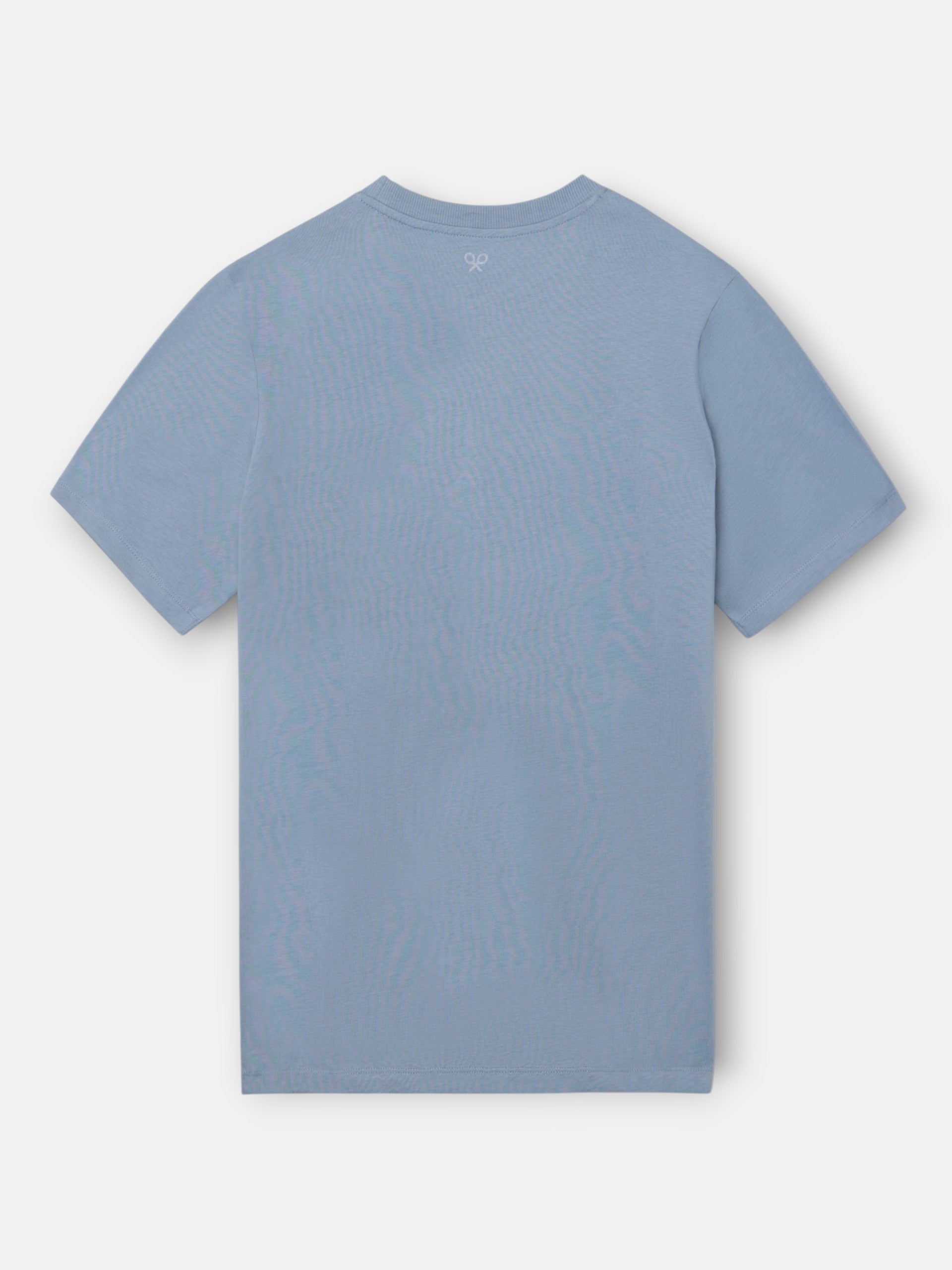 Silbon flock indigo blue t-shirt
