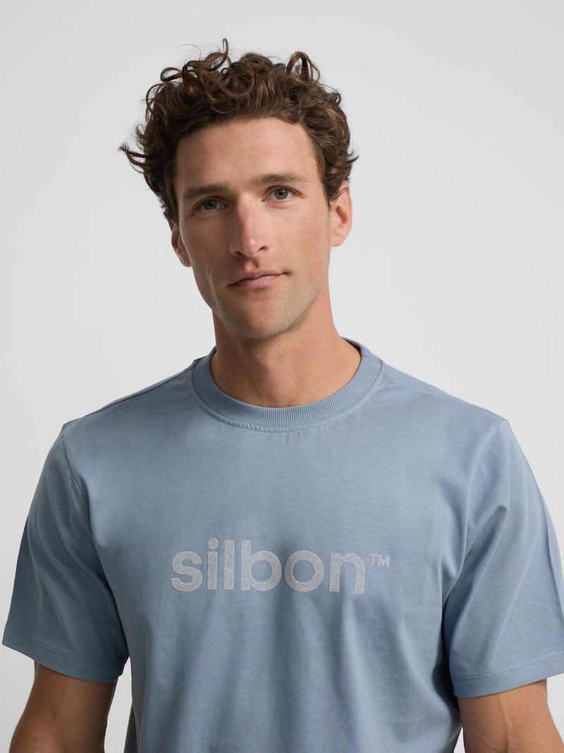 Camiseta Silbon flock azul índigo