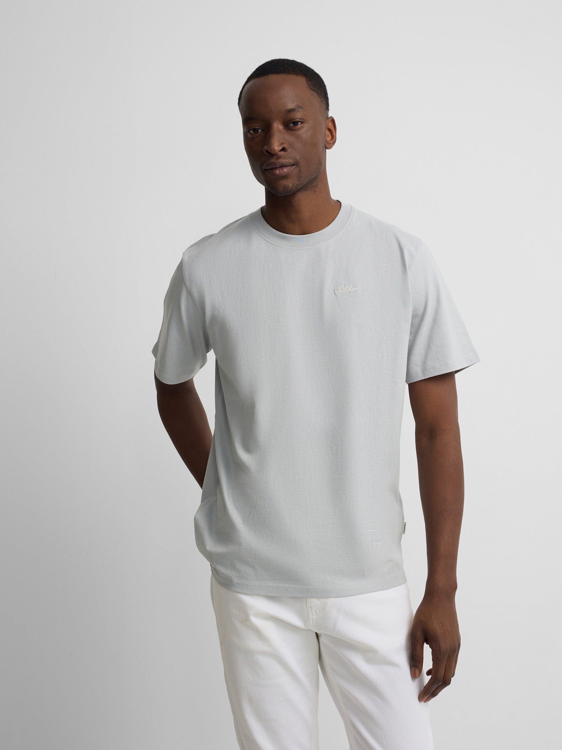 Camiseta hotel bleu gris azul