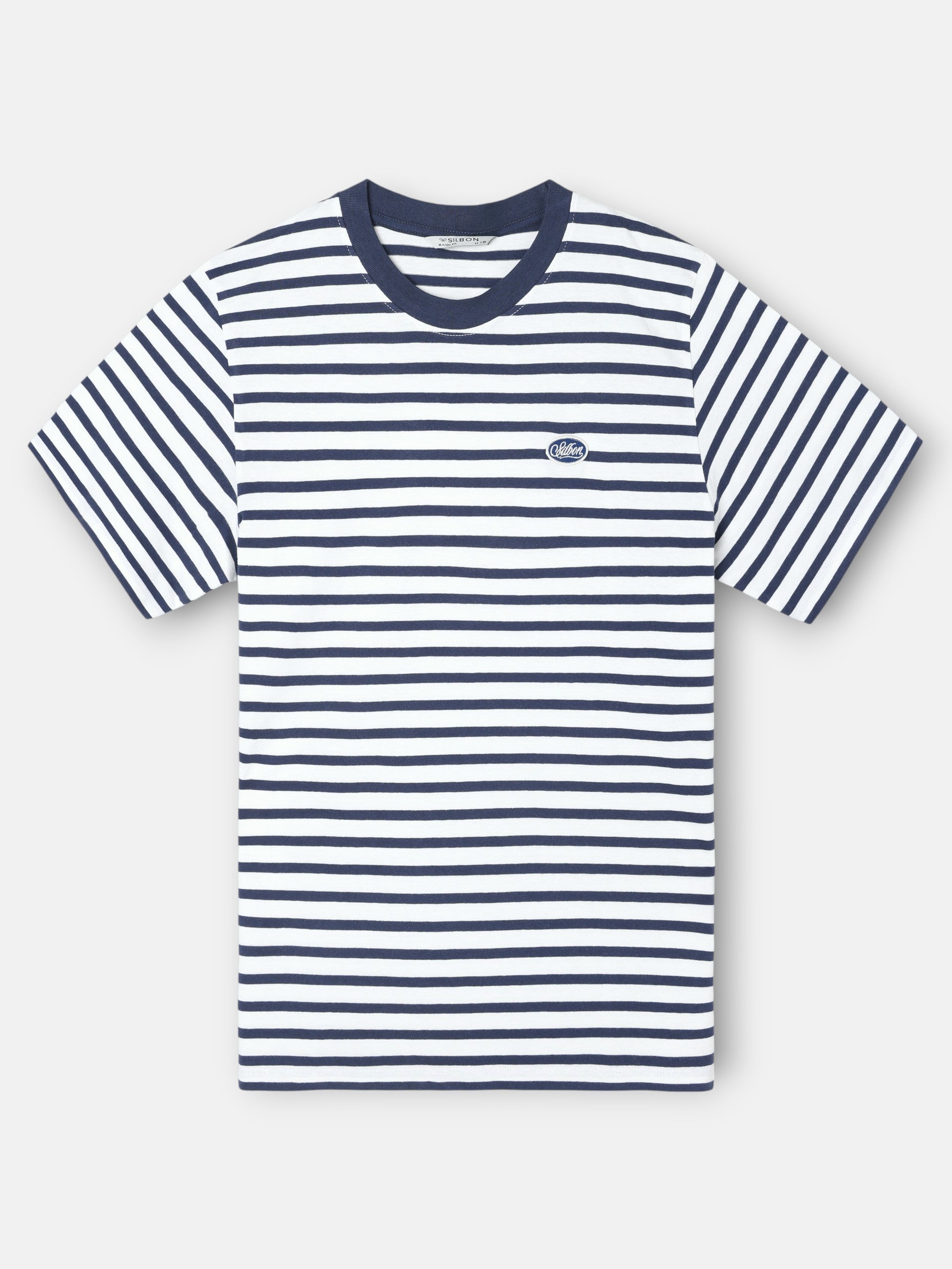 Camiseta rustica rayas azul marino
