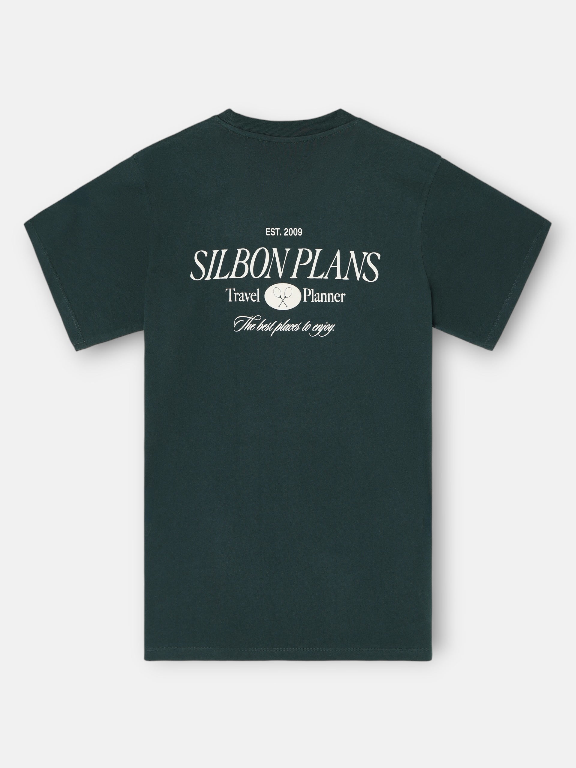 Special Fit Silbon Plans T-shirt dark green