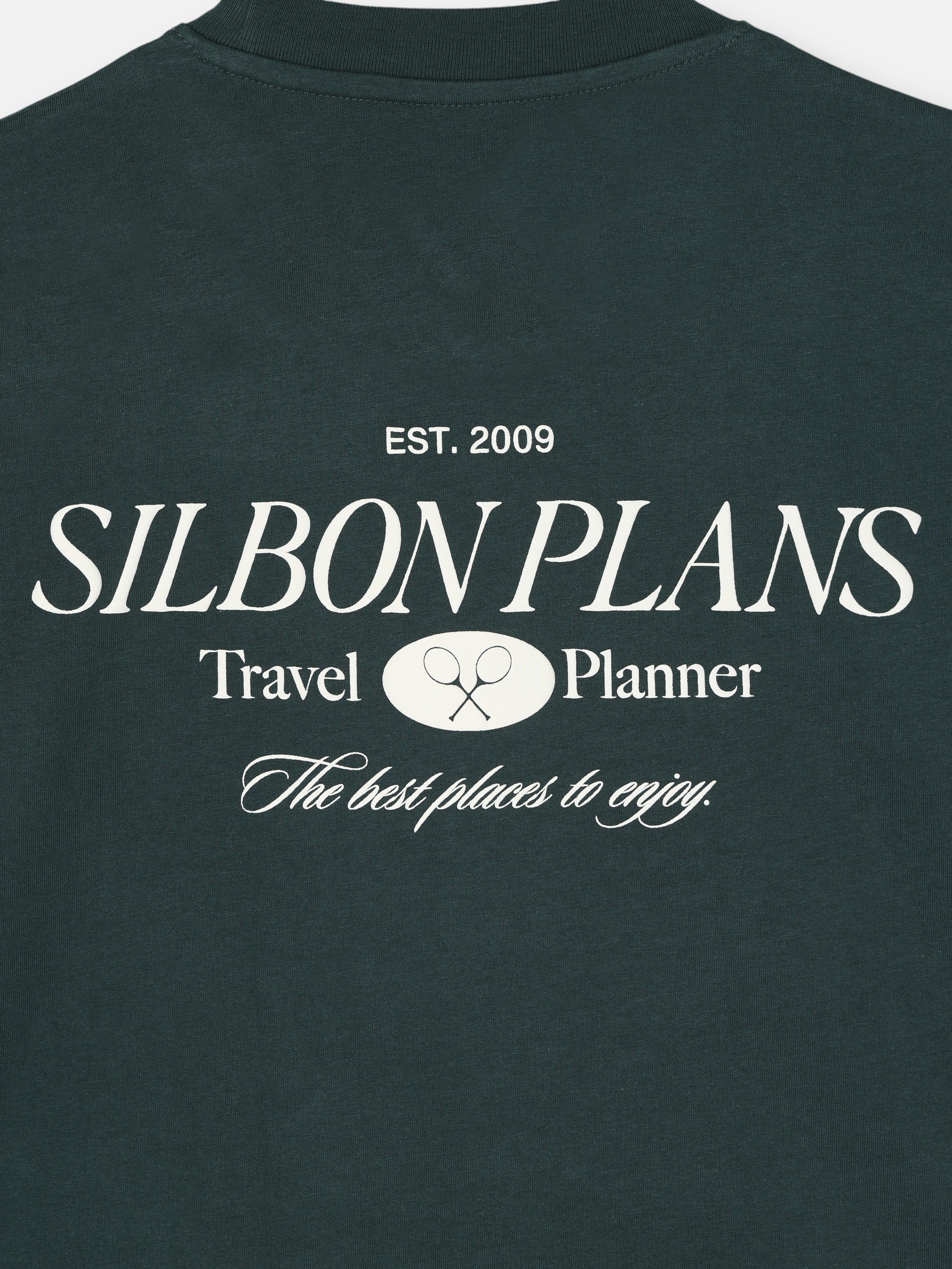 Special Fit Silbon Plans T-shirt dark green