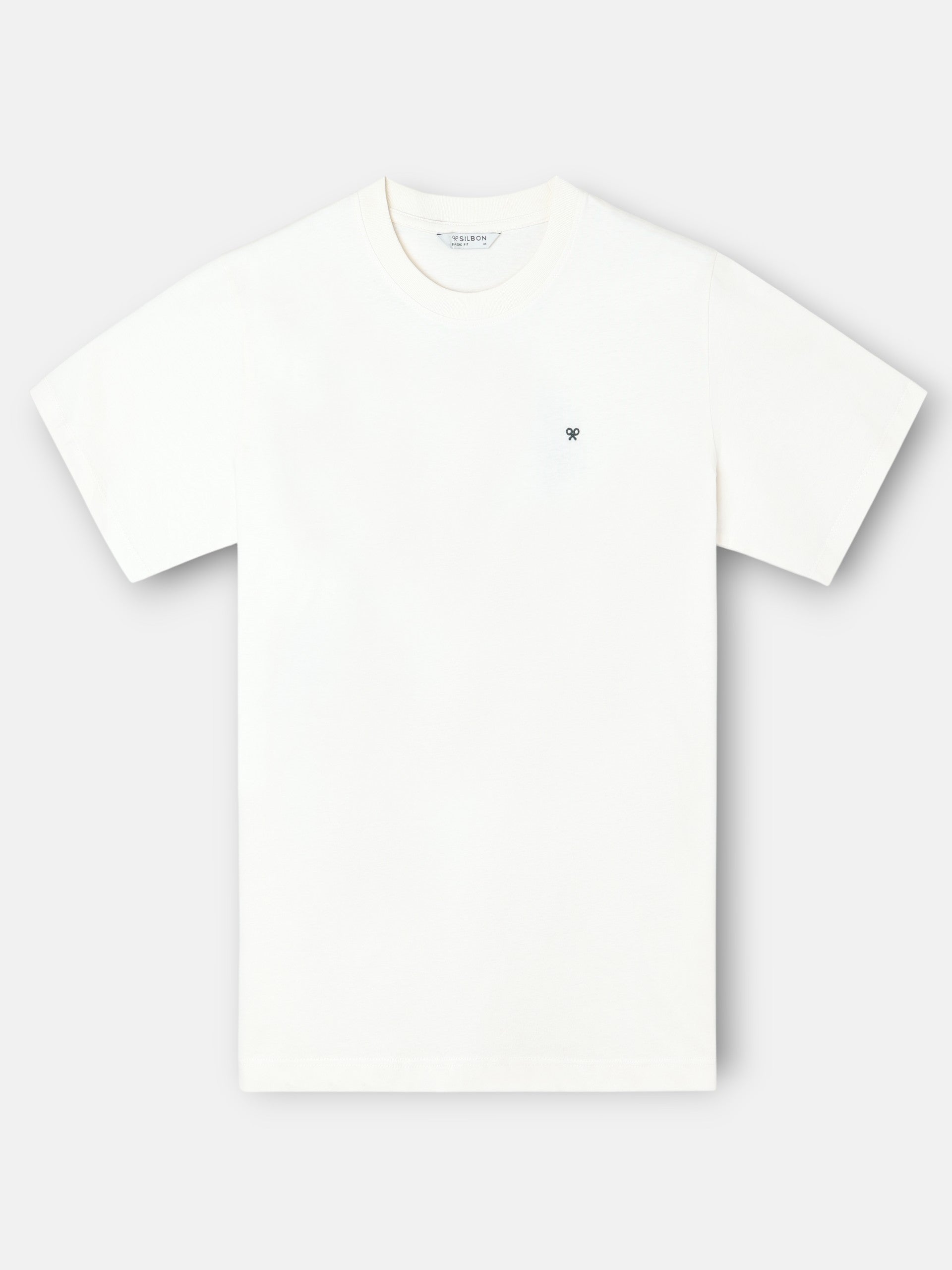 T-shirt Silbon country house crème