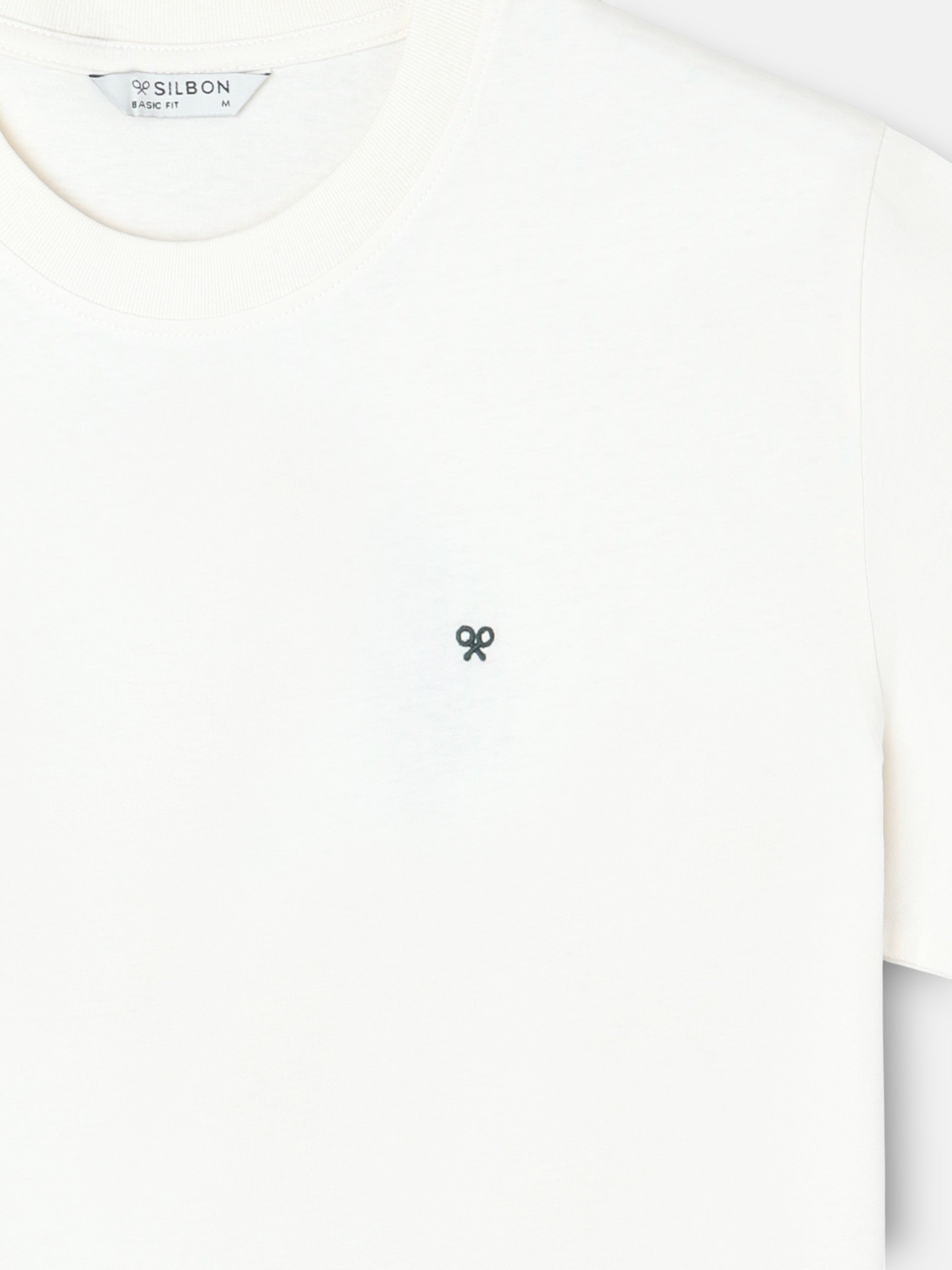 Camiseta Silbon country house crema