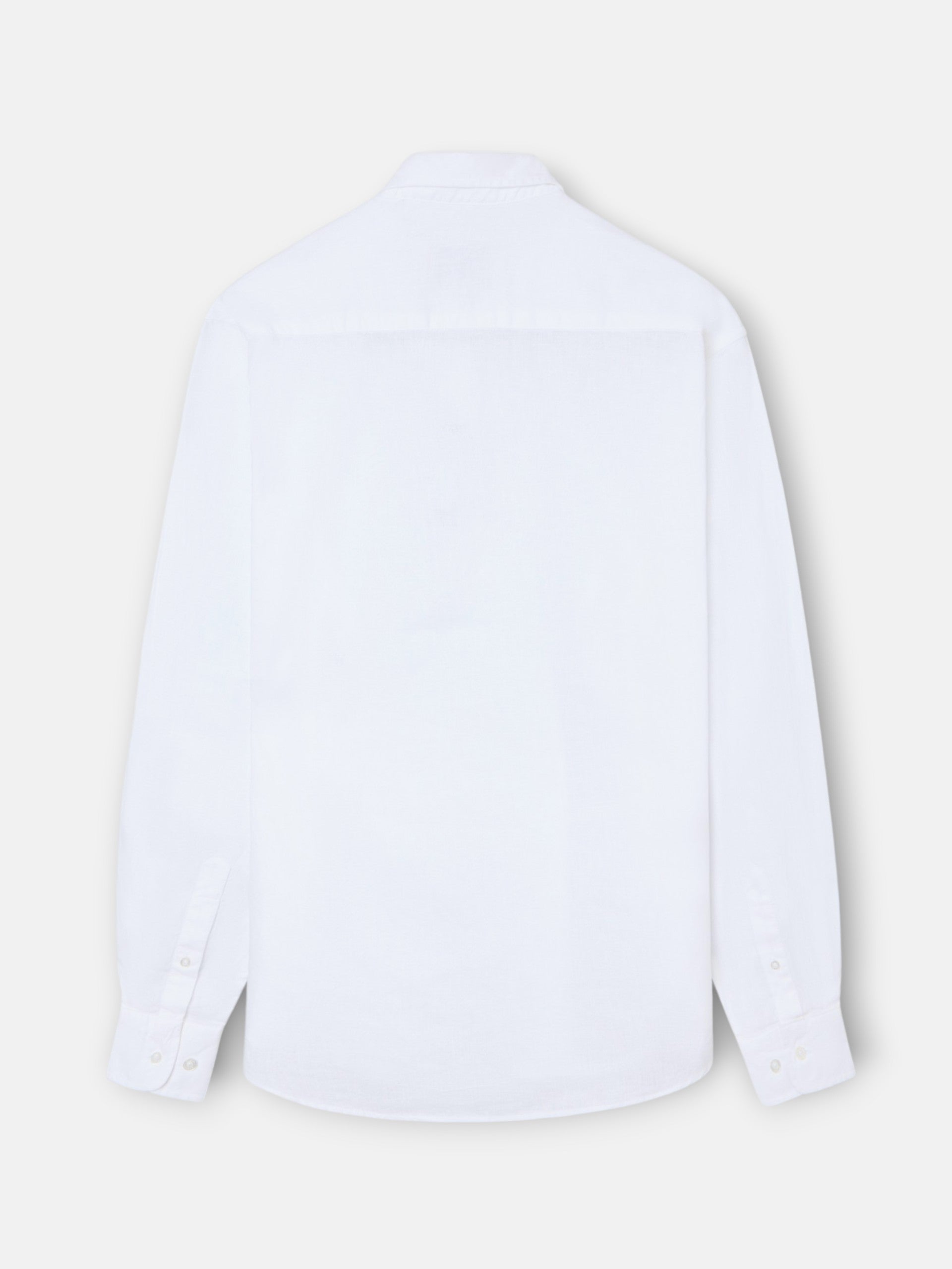 Camisa desportiva de linho branca