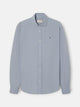 blue-grey linen sport shirt