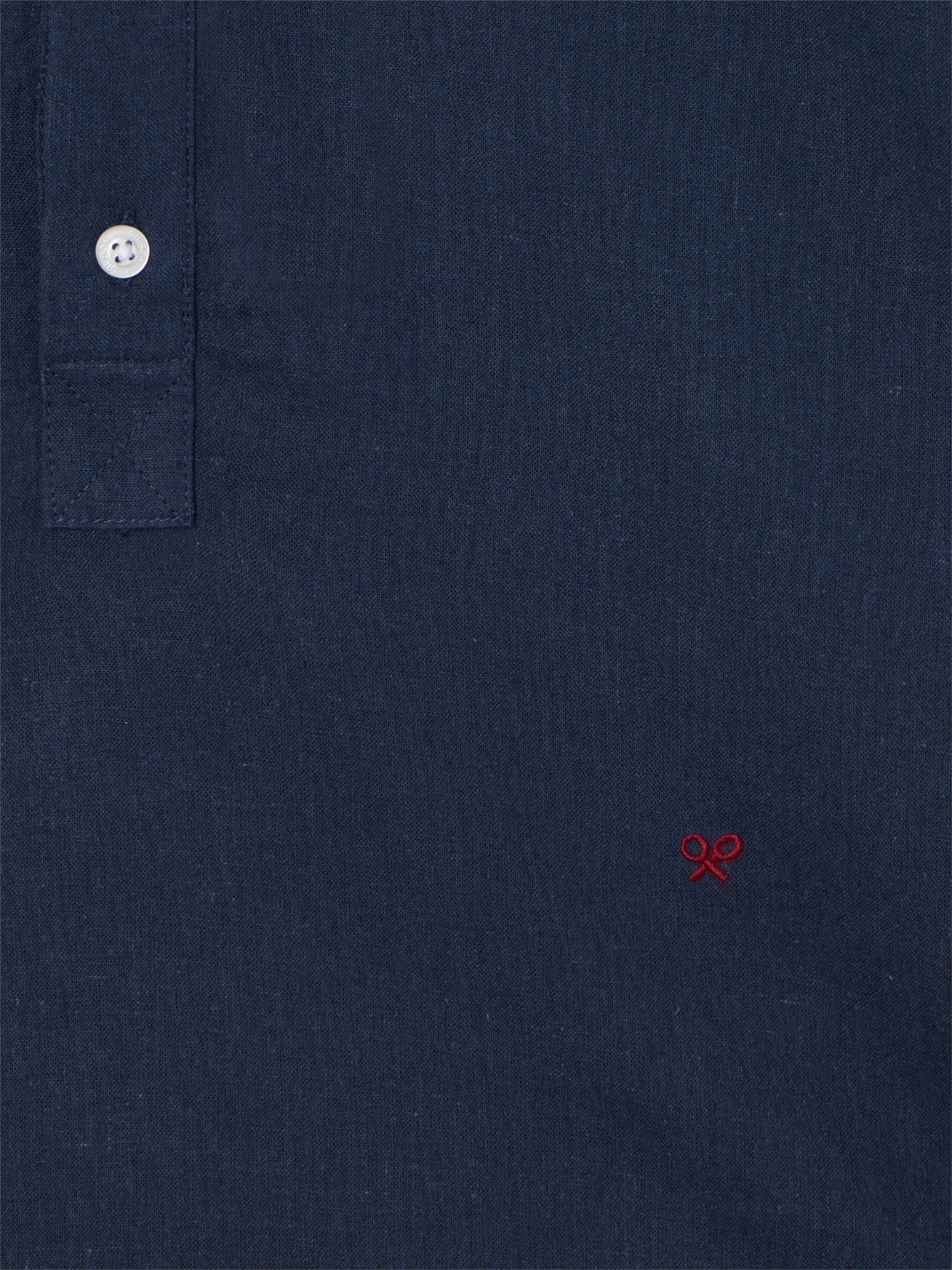 Polera sport lino azul marino