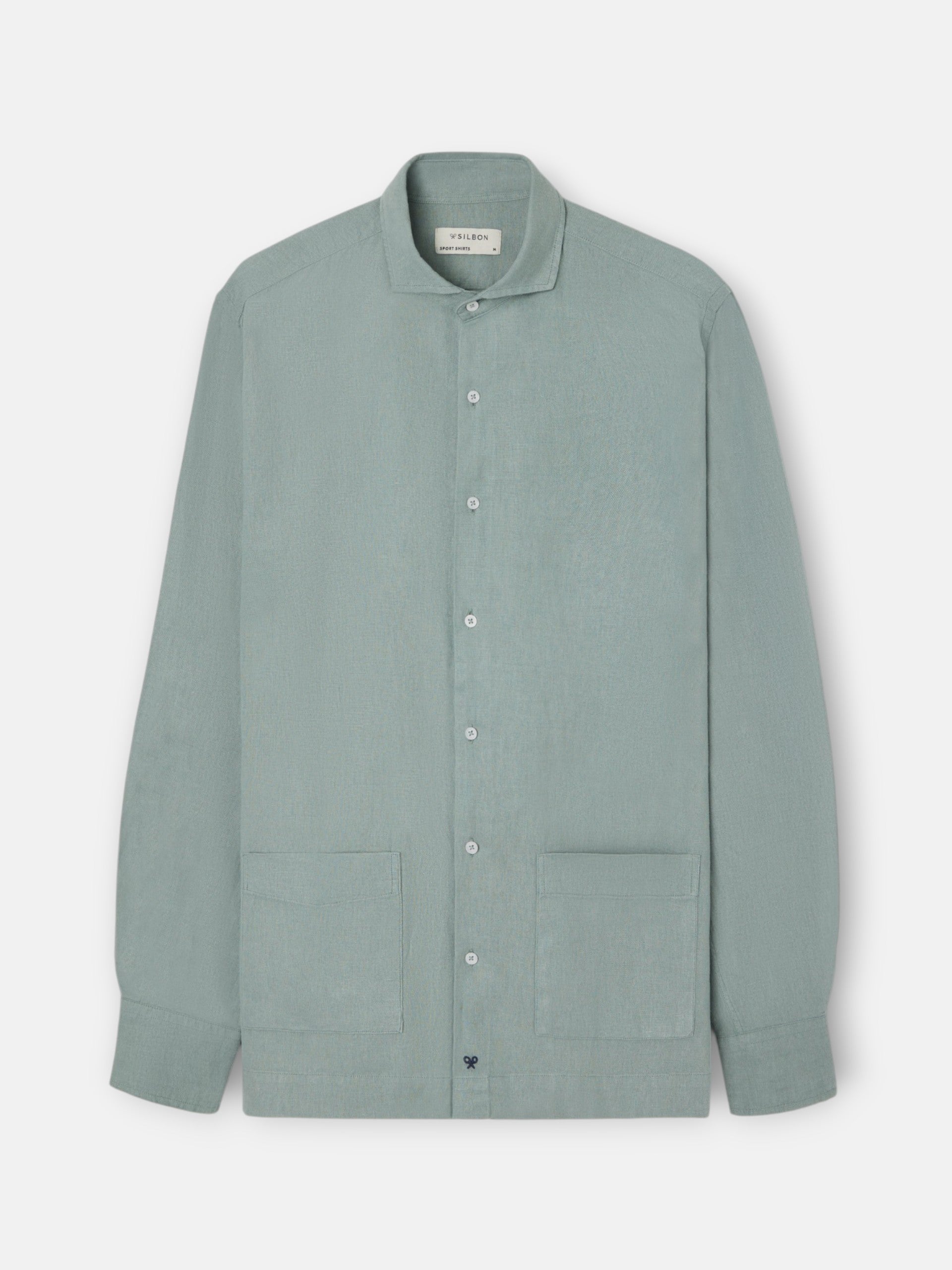 Medium green sport pocket shirt