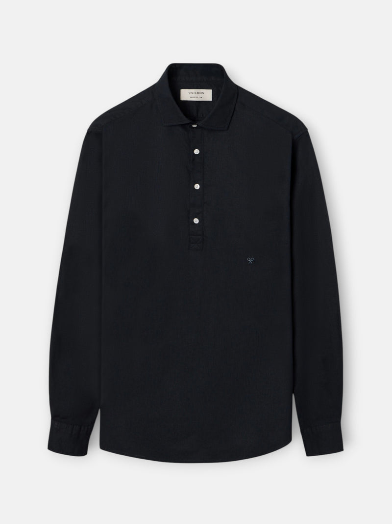 Polera sport lino negro