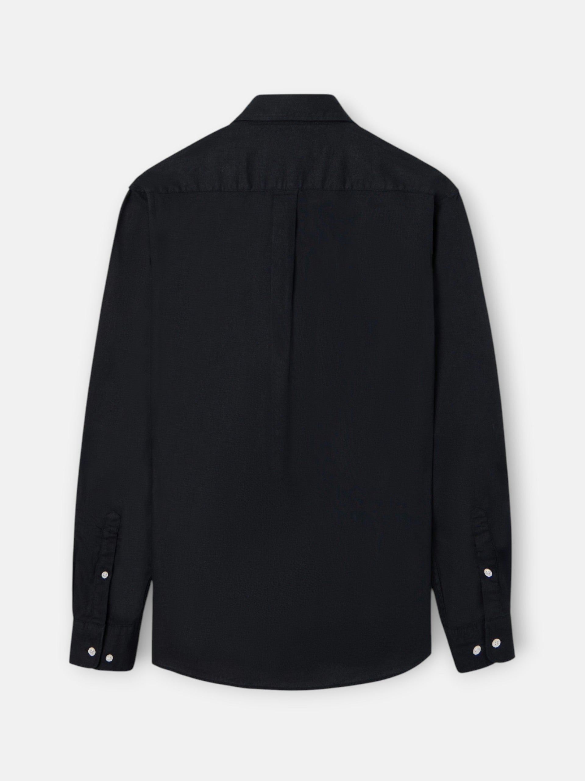 Polo sport en lin noir