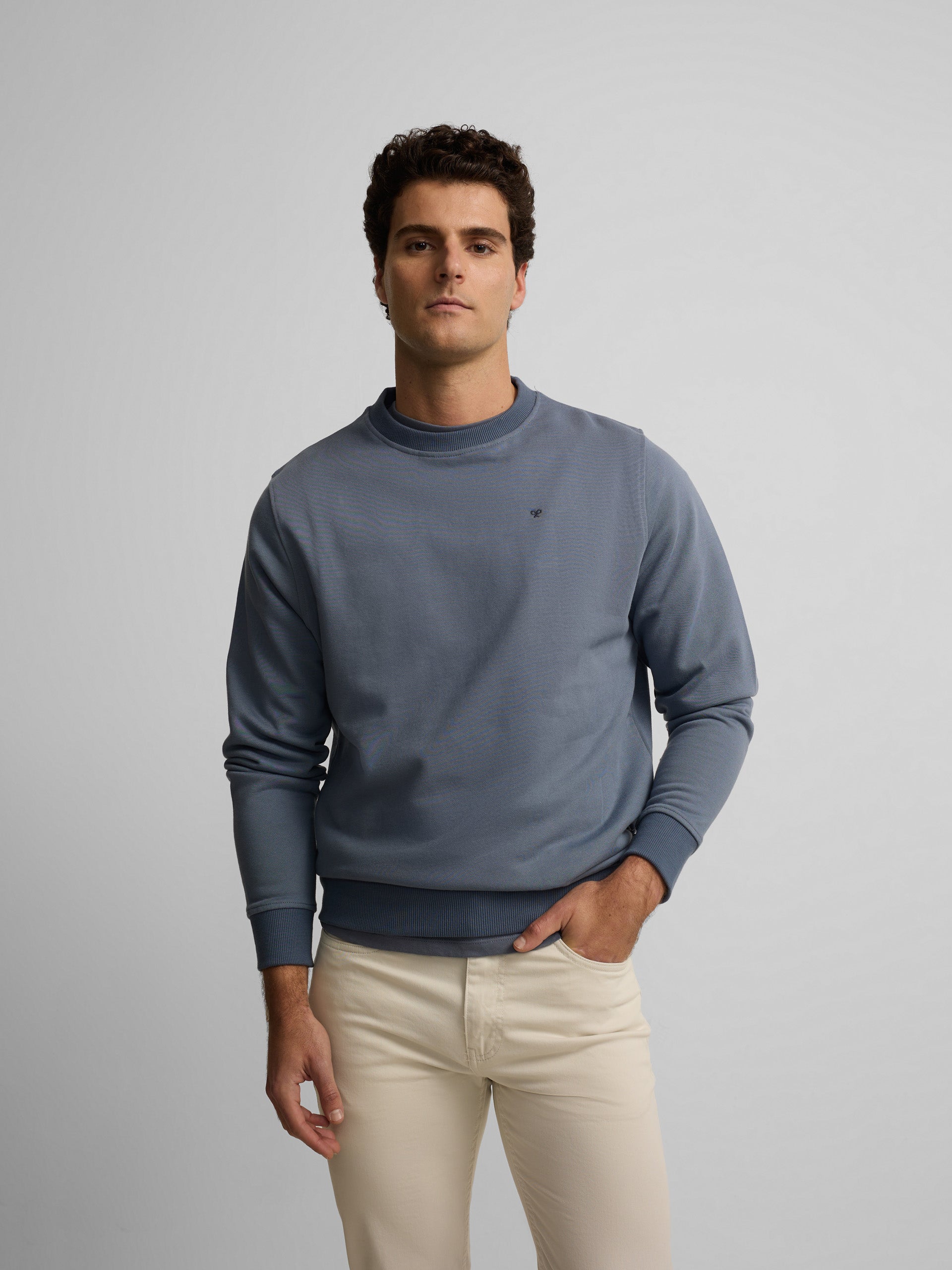 Sweat-shirt bleu indigo Creative Dept