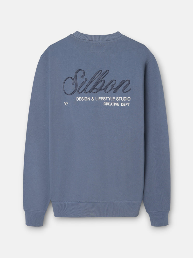 Sweatshirt creative dept azul índigo