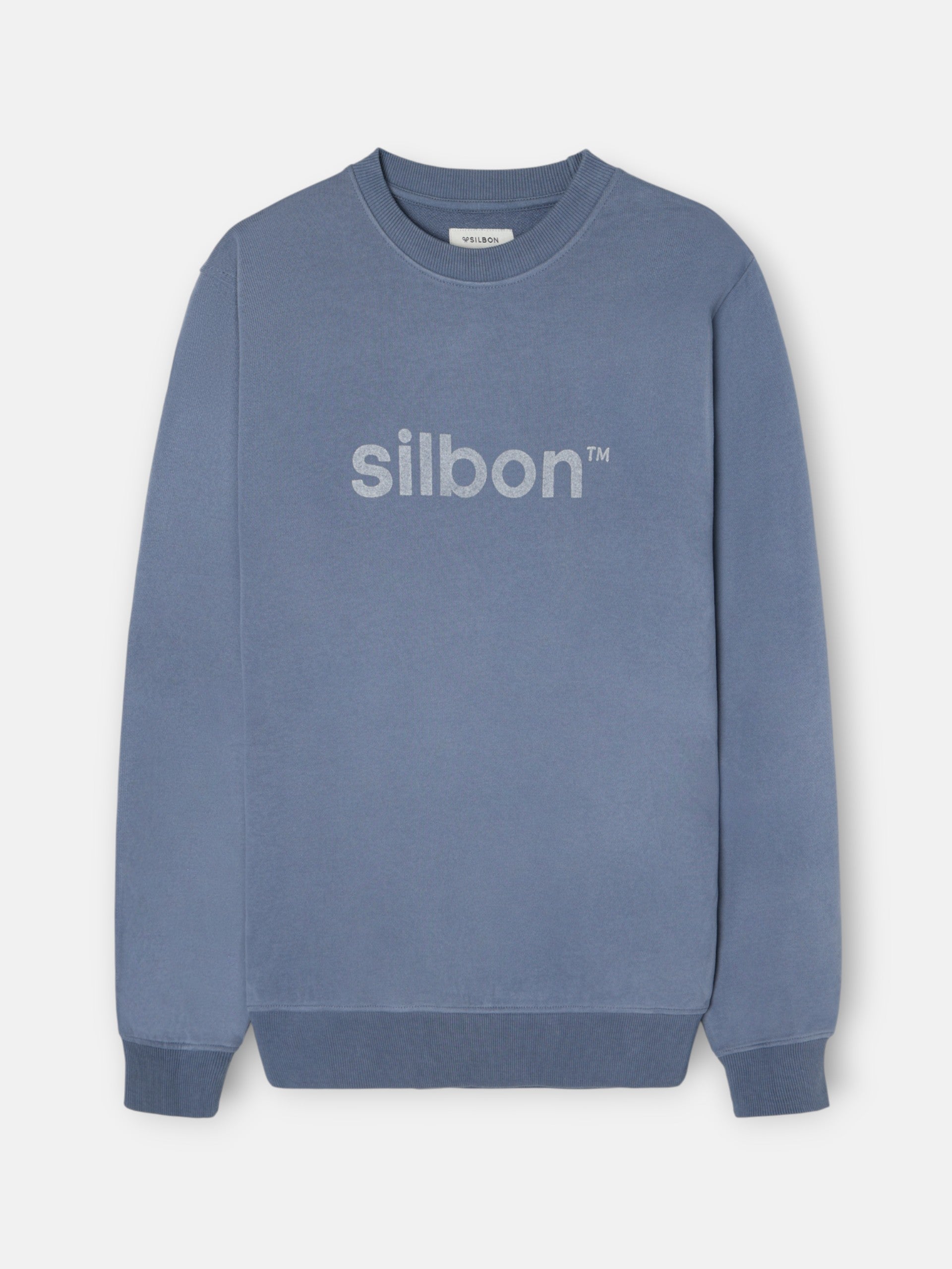 Sudadera Silbon flock azul indigo