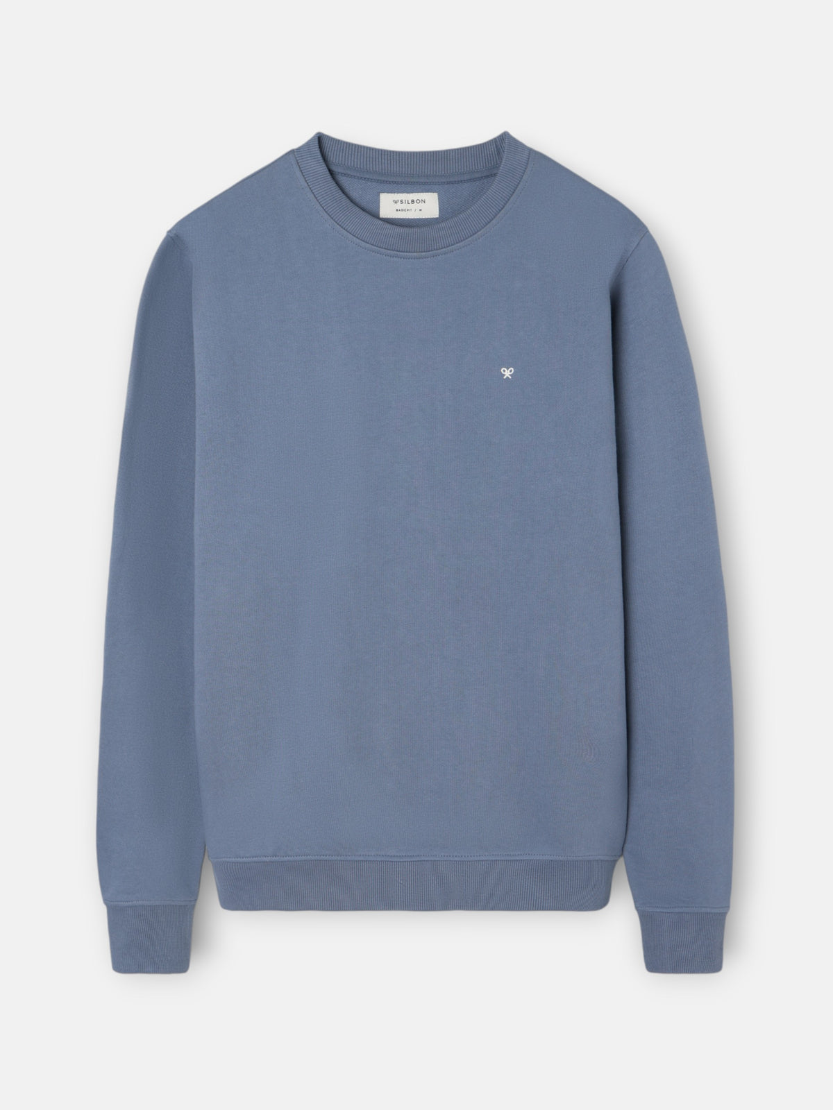 Sweat-shirt raquette ethnique bleu indigo