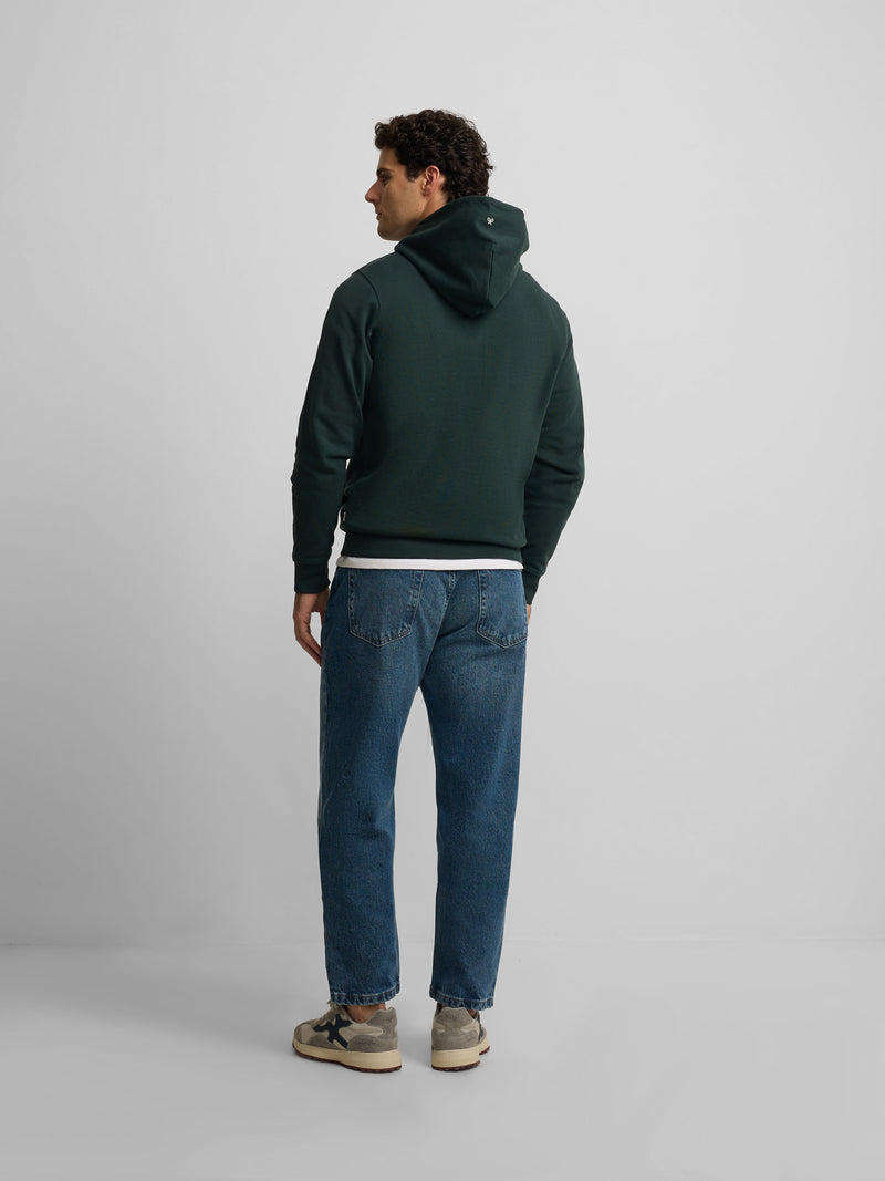 Dark green nomad hooded sweatshirt